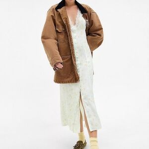 Kimchi Blue Floral Midi Dress Medium